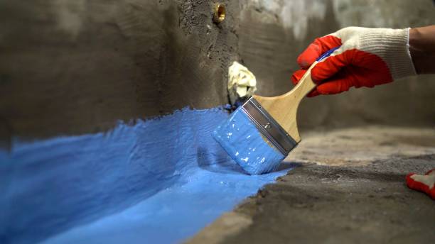 Commercial Wet Basement Repair project at a Waveland, IN business property by SJ Waterproofing Pros